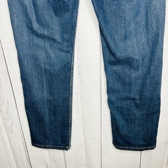 Levis Jeans Mens Sz 34x30 Blue Denim 514 Straight Leg Stretch - Picture 7 of 7